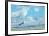 Bateau a L'Estuaire De La Seine-Eug?ne Boudin-Framed Giclee Print