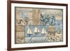 Bateau Bay Collage I-Paul Brent-Framed Premium Giclee Print