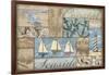 Bateau Bay Collage I-Paul Brent-Framed Art Print