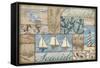 Bateau Bay Collage I-Paul Brent-Framed Stretched Canvas