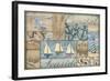 Bateau Bay Collage I-Paul Brent-Framed Art Print