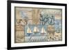 Bateau Bay Collage I-Paul Brent-Framed Art Print