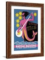 Bateau Dancing-null-Framed Art Print