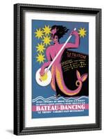 Bateau Dancing-null-Framed Art Print