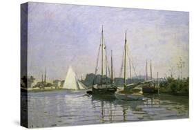 Bateau de Plaisance, Argenteuil-Claude Monet-Stretched Canvas