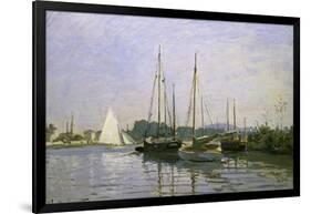 Bateau de Plaisance, Argenteuil-Claude Monet-Framed Giclee Print