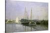 Bateau de Plaisance, Argenteuil-Claude Monet-Stretched Canvas