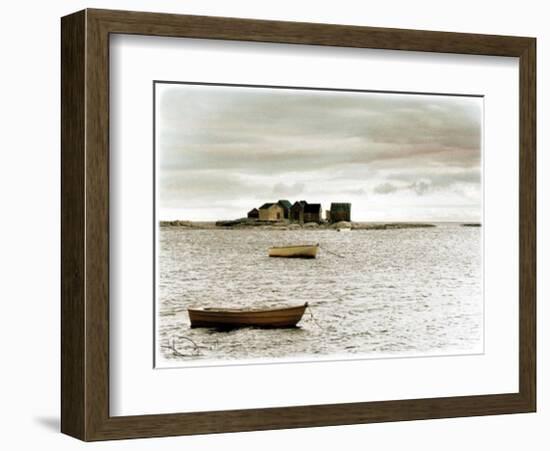 Bateau Flottant-Joane Mcdermott-Framed Art Print