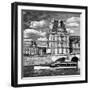 Bateau Mouche des Vedettes de Paris and the Louvre Museum-Philippe Hugonnard-Framed Photographic Print