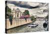 Bateau Mouche des Vedettes de Paris - Notre Dame Cathedral - Paris - France-Philippe Hugonnard-Stretched Canvas