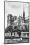 Bateau Mouche des Vedettes de Paris - Notre Dame Cathedral - Paris - France-Philippe Hugonnard-Mounted Photographic Print