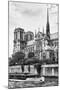Bateau Mouche des Vedettes de Paris - Notre Dame Cathedral - Paris - France-Philippe Hugonnard-Mounted Photographic Print