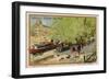 Bateau Mouche-null-Framed Giclee Print