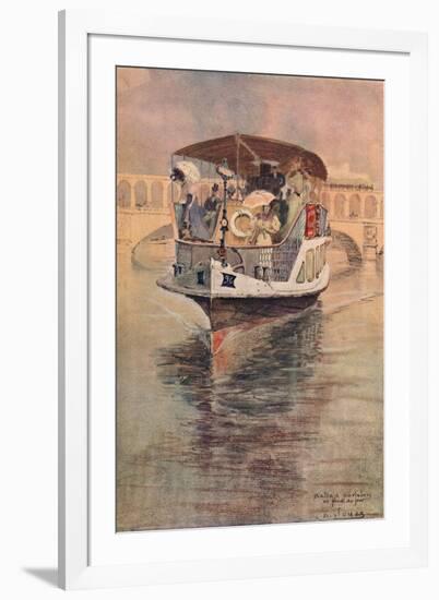 Bateau-Parisien at the Point Du Jour, 1915-Charles Jouas-Framed Giclee Print
