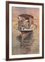 Bateau-Parisien at the Point Du Jour, 1915-Charles Jouas-Framed Giclee Print