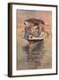 Bateau-Parisien at the Point Du Jour, 1915-Charles Jouas-Framed Giclee Print