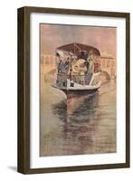 Bateau-Parisien at the Point Du Jour, 1915-Charles Jouas-Framed Giclee Print