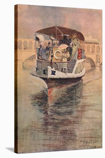 Bateau-Parisien at the Point Du Jour, 1915-Charles Jouas-Stretched Canvas