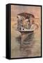 Bateau-Parisien at the Point Du Jour, 1915-Charles Jouas-Framed Stretched Canvas