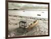 Bateau Sur Plage-Jean Onesti-Framed Premium Giclee Print