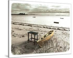 Bateau Sur Plage-Jean Onesti-Stretched Canvas