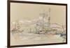 Bateaux dans le port d'Ajaccio-Paul Signac-Framed Giclee Print