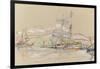 Bateaux dans le port d'Ajaccio-Paul Signac-Framed Giclee Print