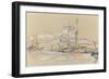 Bateaux dans le port d'Ajaccio-Paul Signac-Framed Giclee Print