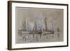 Bateaux de pêche dans le port de Lorient-Paul Signac-Framed Giclee Print