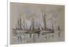 Bateaux de pêche dans le port de Lorient-Paul Signac-Framed Giclee Print