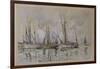 Bateaux de pêche dans le port de Lorient-Paul Signac-Framed Giclee Print