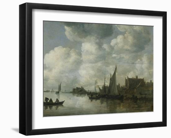 Bateaux de pêche-Jan Van Goyen-Framed Giclee Print