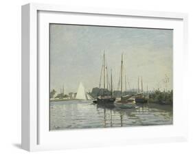 Bateaux de plaisance ,Argenteuil-Claude Monet-Framed Giclee Print