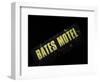 Bates Motel Sign, Coeur d'Alene, Idaho, USA-Nancy & Steve Ross-Framed Photographic Print