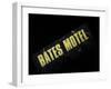 Bates Motel Sign, Coeur d'Alene, Idaho, USA-Nancy & Steve Ross-Framed Photographic Print