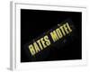 Bates Motel Sign, Coeur d'Alene, Idaho, USA-Nancy & Steve Ross-Framed Photographic Print