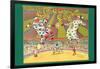 Batger's Circus Clowns-null-Framed Art Print