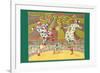 Batger's Circus Clowns-null-Framed Premium Giclee Print