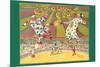 Batger's Circus Clowns-null-Mounted Premium Giclee Print