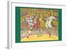 Batger's Circus Clowns-null-Framed Art Print