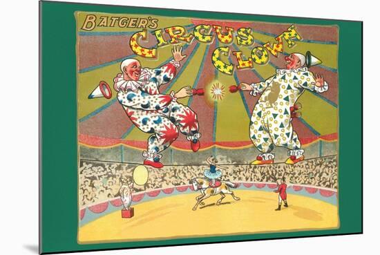 Batger's Circus Clowns-null-Mounted Art Print