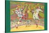 Batger's Circus Clowns-null-Stretched Canvas