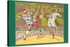 Batger's Circus Clowns-null-Stretched Canvas