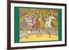 Batger's Circus Clowns-null-Framed Art Print