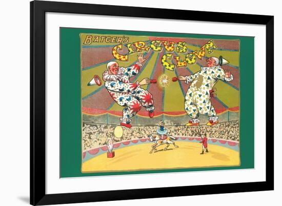 Batger's Circus Clowns-null-Framed Art Print