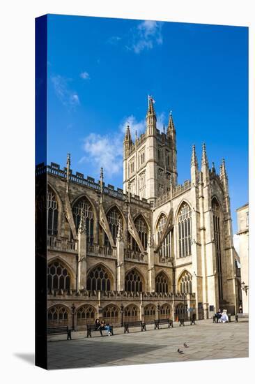 Bath Abbey, Bath, UNESCO World Heritage Site, Avon and Somerset, England, United Kingdom, Europe-Matthew Williams-Ellis-Stretched Canvas