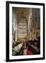 Bath Abbey Interior, Bath, Avon and Somerset, England, United Kingdom, Europe-Matthew Williams-Ellis-Framed Photographic Print