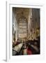 Bath Abbey Interior, Bath, Avon and Somerset, England, United Kingdom, Europe-Matthew Williams-Ellis-Framed Photographic Print