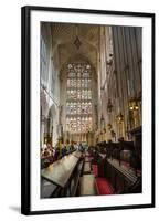 Bath Abbey Interior, Bath, Avon and Somerset, England, United Kingdom, Europe-Matthew Williams-Ellis-Framed Photographic Print