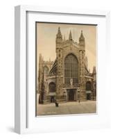 Bath Abbey, West Front, C1925-null-Framed Giclee Print